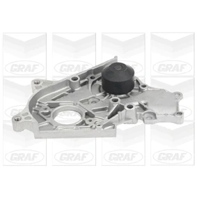 Imagen de GRAF PA714 Bomba de agua con junta mecánico Chapa acero 62 para accionamiento correa trapecial TOYOTA: Carina E Hatchback, Corolla VII Liftback
