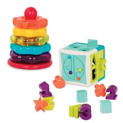 Imagen de Shape Sorter &amp; Stacking Rings Combo