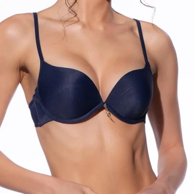Imagen de SELENE Sujetador Push Up Raquel Azul Marino ES 90B