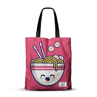 Imagen de Oh My Pop! Yaki Bolsa de la Compra Shopping FAN, Rosa, 33 x 40 cm