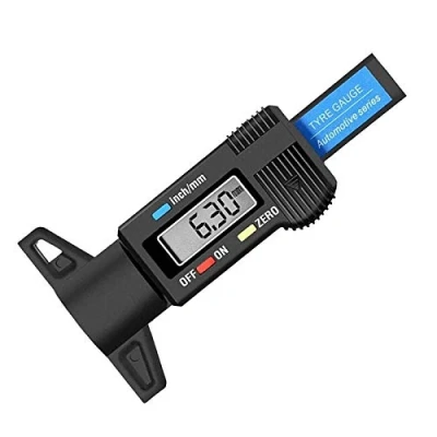 Imagen de RUIZHI Digital Medidor de Profundidad los Neumáticos LCD 0 25mm portátil Neumaticos Desgaste Disco para Coches, Furgonetas, Camiones y Motocicleta