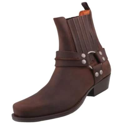 Imagen de Dockers by Gerli Hombre Botines, de Caballero Botas,Botas,Medias Botas,botín,Remaches,Schwarz,43 EU / 9 UK