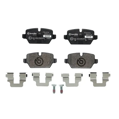 Imagen de BREMBO P 06 037X Juego de pastillas freno preparado para indicador desgaste con tornillos pinza accesorios BMW: 1 Hatchback, 3 Berlina