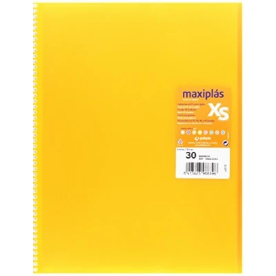Imagen de Grafoplas 39883052 Carpeta de 30 fundas, A4, tapas PP, color naranja