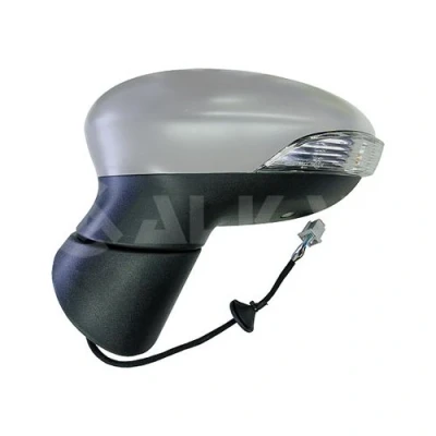 Imagen de Espejo retrovisor Alkar 6143362 izquierda imprimado eléctrico calefactable, con iluminación ambiental, asférico para vehíc. volante a la