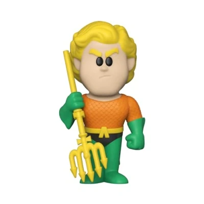 Imagen de Funko Vinyl SODA, DC, Aquaman, Metallic, 1/6 Odds for Rare Chase Variant, DC Comics, Figura de Vinilo Coleccionable, Idea para Regalo, Merchandise Oficial , Fans los Comics
