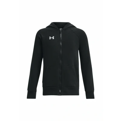 Imagen de Under Armour Rival Sudadera con cremallera Black para niños, Talla: 14 16a,