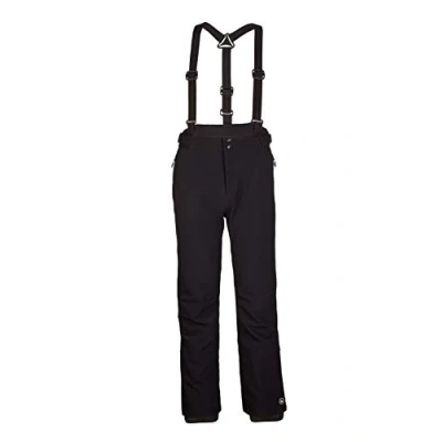 Imagen de Killtec Nilam Pantalones de esquí Softshell con Tirantes extraíbles, Bordes y protección contra la Nieve, Hombre, Negro, XL