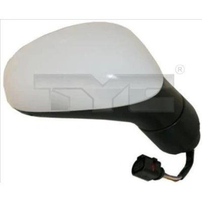 Imagen de Espejo retrovisor Tyc 331 0057 derecha imprimado para ajuste elect. espejo, abatible eléctricamente, convexo, calefactable SEAT: Leon II Hatchback