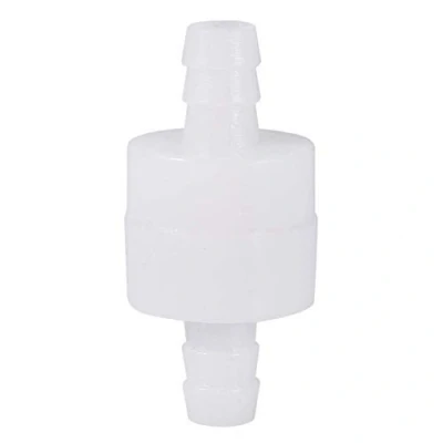 Imagen de Válvula Retención Plástico 8 mm en Línea Unidireccional Combustible Agua Gas Aire Una Vía Sin Retorno Durable Líquido