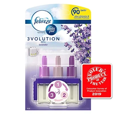 Imagen de Ambi Pur 3 Volution, recarga de ambientador enchufe, lavanda, 20 ml, pack 6