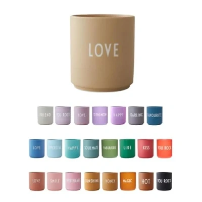 Imagen de design letters Tazas de Cafe Ideal Regalos Originales para Mujer, Hombre Desayuno Regalar Porcelana Taza Te con Letras Grabadas 250 Ml