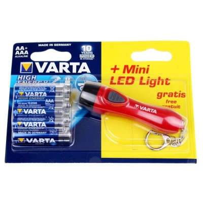 Imagen de Varta Readytosell alkaline 4 aa + aaa mini led light gratis 92400401082