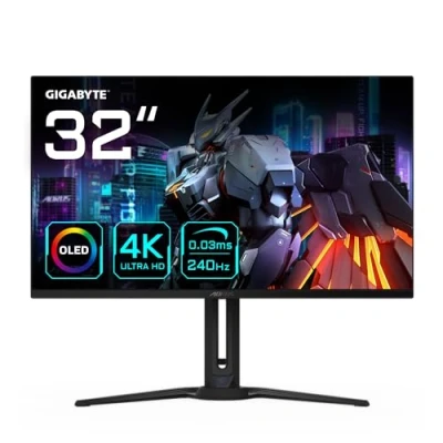 Imagen de Gigabyte Monitor de Juegos OLED AORUS FO32U2 32 3840 x 2160 (UHD), 240Hz, 0.03ms, KVM, 250 CD/m², FreeSync Premium Pro, DisplayHDR True Black 400, HDMI 2.1