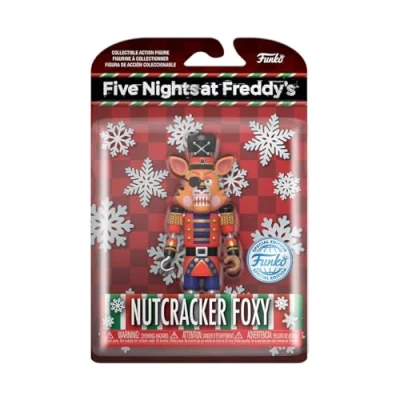 Imagen de Funko Action Figure: Five Nights At Freddy&#039;S (FNAF) Foxy Nutcracker Juguete de Colección Idea Regalo Mercancia Oficial para Chicos, Chicas y Adultos Video Games Fans