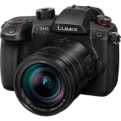 Imagen de Panasonic Lumix DC GH5M2LE Cámara EVIL con objetivo LEICA 12 60 mm/F4 (20MP, 4K, doble estabilización, protección contra frío, polvo y dalpicaduras de agua), color negro