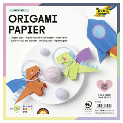 Imagen de Folia 8970 Papel de notas (70 g/m², 20 x cm, 500 hojas, 10 colores) [Importado Alemania]