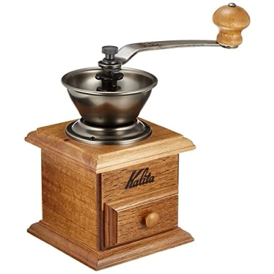 Imagen de Kalita Molinillo de café mano madera Japón ajustable por