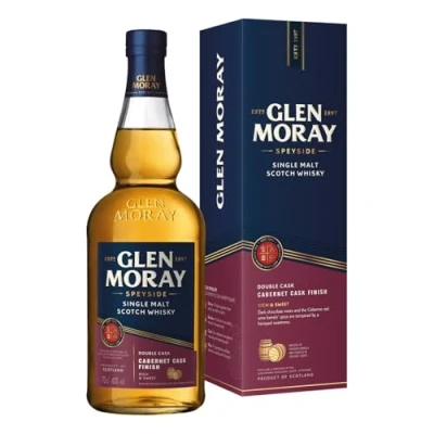 Imagen de Glen Moray Elgin Classic Cabernet Cask Finish 40% Vol. 0,7l in Giftbox