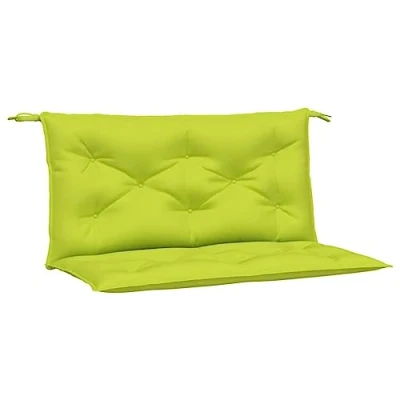 Imagen de vidaXL Cojines de Banco Jardín 2 uds, Almohadas Asiento Respaldo, Almohadillas para Muebles, Decoración Patio Salón, Verde Brillante