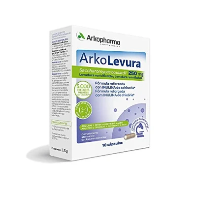Imagen de Arkolevura Saccharomyces Boulardii 250 Mg 10 Capsulas