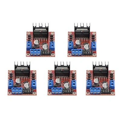 Imagen de ARCELI 5 PCS L298N Módulo de la placa del controlador variador motor Dual H Bridge DC Stepper Module para Arduino