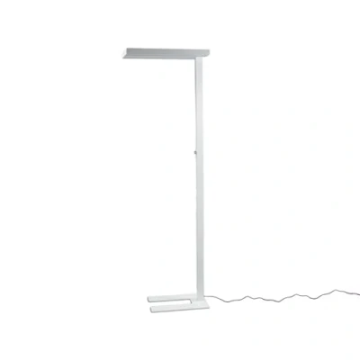 Imagen de LED Lámparas de pie para oficina &#039;Logan&#039; (Moderno) en Blanco hecho Aluminio (2 llamas,) Arcchio lámpara oficina, lugar trabajo, pie,
