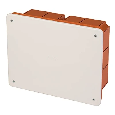 Imagen de POLY POOL PP0590 Caja Derivación Empotrada con Tapa Eléctrica de Pared Rectangular tornillos para Fijación Made In Italy