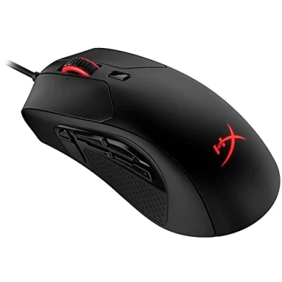 Imagen de HyperX Pulsefire Raid Ratón gaming con cable, RGB personalizable, sensor Pixart 3389 16000ppp nativos, 11 botones programables, color Negro