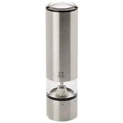 Imagen de Peugeot PM271679 Molinillo eléctrico de Sal, 1 Cubic_Feet, Acero Inoxidable, Gris
