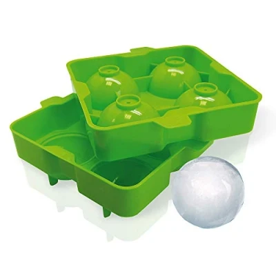 Imagen de VB VIN BOUQUET Moldes Redondos de Hielo, Verde, 55 mm
