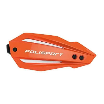 Imagen de POLISPORT 8308600003 Paramanos BULLIT FWA fabricado en plástico con kit de montaje incluido compatible todos los modelos motocross/enduro color naranja