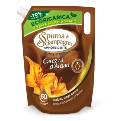 Imagen de Spuma di Sciampagna Ecoricarica Suavizante Concentrado Secrets Sensual Argan 60 Lavados 1200 ml 11