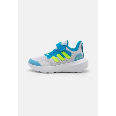 Imagen de adidas Performance Fortarun 3.0 Unisex Zapatillas running asfalto para niños, Talla: 34, Dash grey/lucid lemon/solar blue2 Zapatos