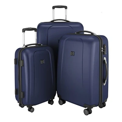 Imagen de HAUPTSTADTKOFFER Wedding Juego de 3 maletas, Maletas rígidas, Trolley, Equipaje viaje mate, Set viaje, TSA, 4 ruedas dobles (S, M y L), Azul oscuro