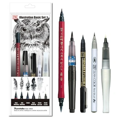 Imagen de Kuretake ZIG Inktober (5 pcs set)