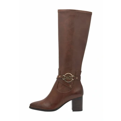 Imagen de MARCO TOZZI by Guido Maria Kretschmer 2 85500 43 Botines con Cremallera y Slip, Botas de Moda Mujer, marrón, 36 EU