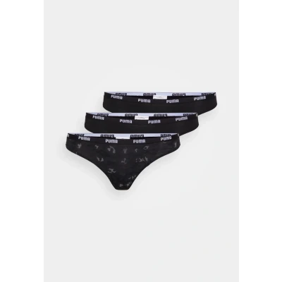 Imagen de PUMA Women&#039;s Strings (3 Pack), Ropa, Negro Combo, M