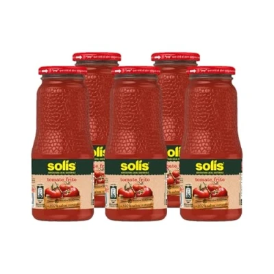 Imagen de SOLÍS Tomate Frito Clásico Frasco Cristal Pack de 15 x 360g sin gluten