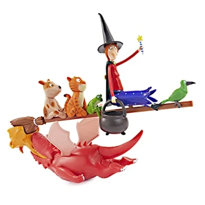 Imagen de WOW! STUFF The Room On Broom Story Time Set Figuras de acción articuladas coleccionables Personajes Juguetes y Regalos Oficiales los Libros películas Julia Donaldson Axel