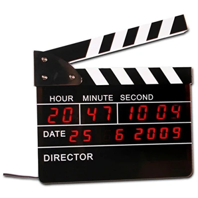 Imagen de Out of the blue Reloj Despertador genérico Clap de Cine