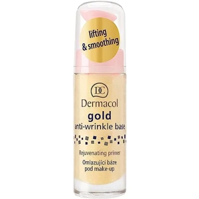 Imagen de Dermacol Primer Antiarrugas Gold Anti Wrinkle Prebase de Maquillaje Rejuvenecedora que Suaviza Líneas Expresión y Proporciona un Acabado Radiante