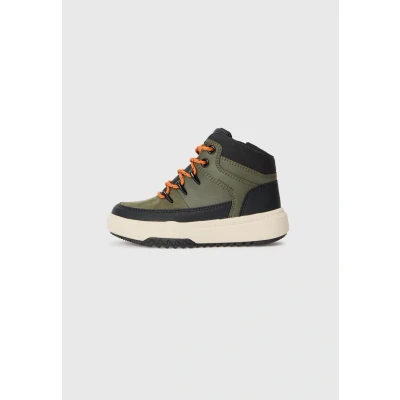 Imagen de Geox Bunshee B Botines con cordones para niños, Talla: 35, Military Zapatos