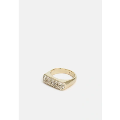 Imagen de Fossil Anillo para mujer de Acero inoxidable con piedra cristal 32025865, 49, inoxidable, Zirconia cúbica, Yellow Gold