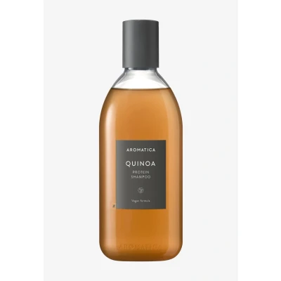 Imagen de AROMATICA Champú de Proteína Quinoa 400 ml Aporta y Nutrición al Cabello Extremadamente Dañado Libre Sulfatos, Silicona