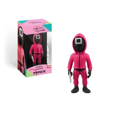 Imagen de MINIX COLLECTIBLE FIGURINES, Figura De colección 12cm, El Juego del Calamar, Guardia Enmascarado Cuadrado, Coleccionables para Exhibición, Idea Regalo, Fans TV (MN16594)