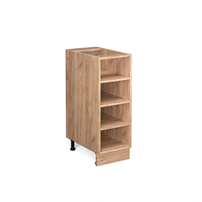 Imagen de Vicco Estante de Cocina Fame Line, Roble Dorado/Roble Dorado, 30 cm sin encimera