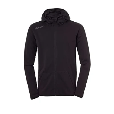 Imagen de Uhlsport Essential Hoodie Sudadera con Capucha para Hombre algodón/poliéster Reciclado Negro Tamaño 140