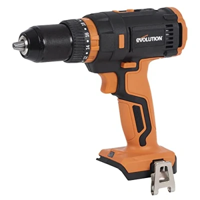 Imagen de Evolution power tools r13cmb li trapano combinato cordless con velocità variabile e cinghia gancio, nero arancia