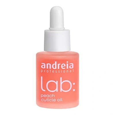 Imagen de Andreia Professional Peach Cuticle Oil Tratamientos de uñas LAB para revitalizar, hidratar y humectar las uñas, nutrir acondicionar uso diario 10,5 ml